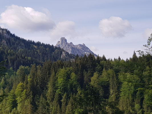 Der erste Blick auf den Geiselstein