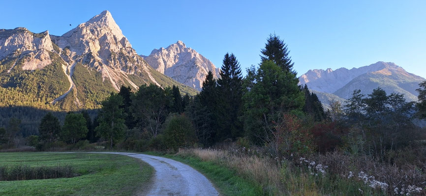 Rückblick aus dem Ehrwalder Becken 