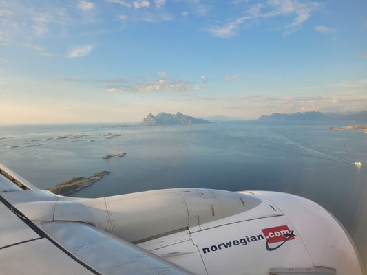 Im Anflug auf Bodø