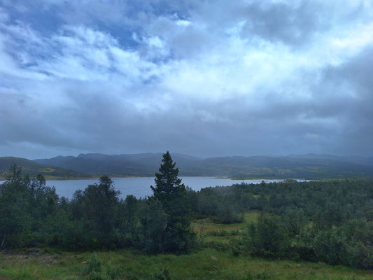 Oberhalb von Hovden