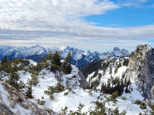 Kreuzspitze und Klammspitze