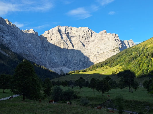 Eng gegen Grubenkarspitze