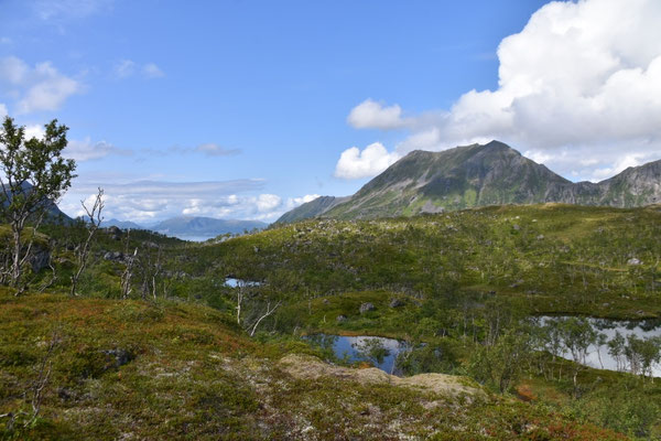 Blick zum Gårdalstindan