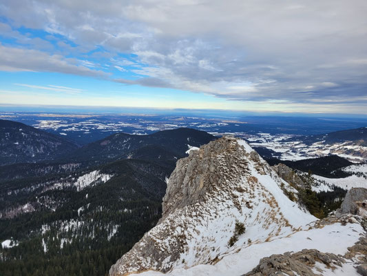 Blick vom Teufelstättkopf nach Norden