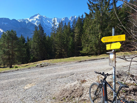 Ende der Radstrecke