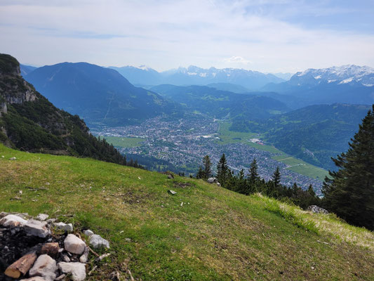 Blick vom Predigtstuhl Richtung Karwendel