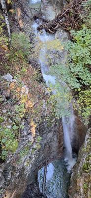 Blick in die Schlucht der Schelllaine
