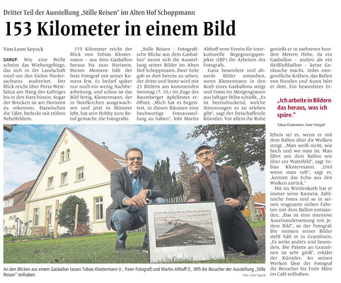 Quelle: Billerbecker Anzeiger vom 05.10.2018. Wiedergabe mit freundlicher Genehmigung der Redaktion.