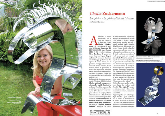 Chelita Zuckermann articolo sulla rivista BIANCOSCURO 2021
