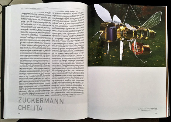 Article and 3 sculptures of her in the ATLAS OF CONTEMPORARY ART 2021, by DeAgostini.