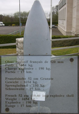 Französische 52-cm Granate