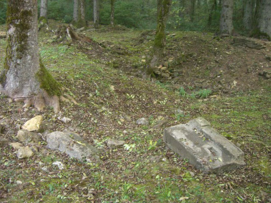 Mauer- und Fundamentreste