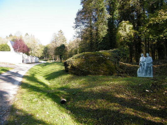 Blick auf das Blockhaus