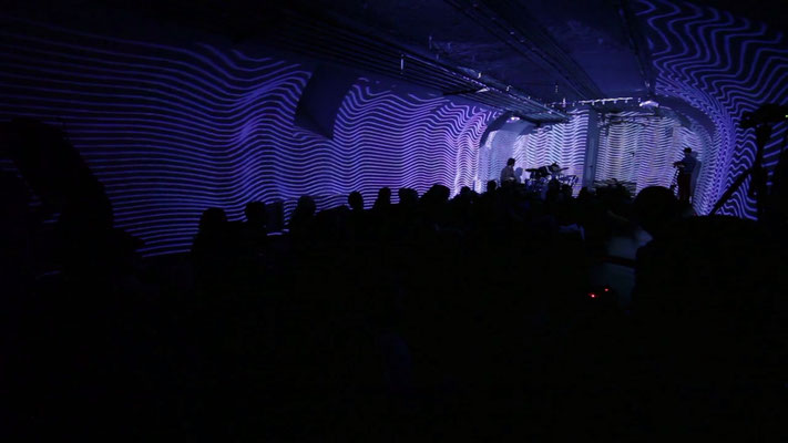 Raumstudien, Audioreaktive Rauminstallation, Saarbrücken 2014 Screenshot