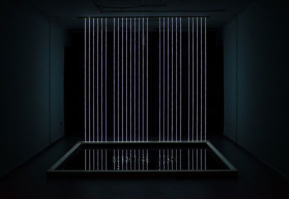Analog Shader, Rauminstallation, Saarbrücken 2016  Foto: François Schwamborn