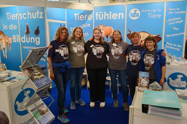 Im März informierte Achtung für Tiere bereits zum vierten Mal pädagogische Fachkräfte auf der Bildungsmesse didacta. 