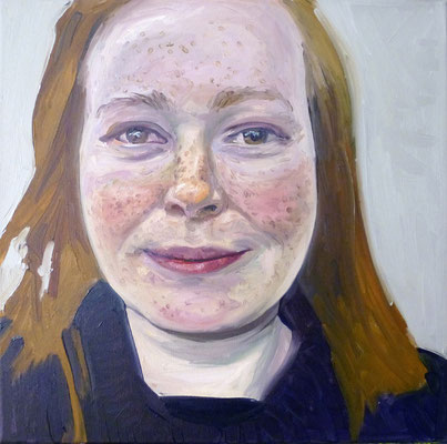 anna-maria · 40 x 40 cm · öl auf leinwand · 2021