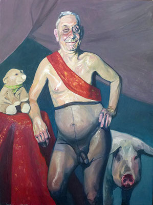 Des Herzogs neue Kleider · 50 x 70 cm · Öl auf leinwand · 2024