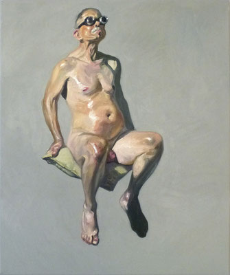 levitation I · Öl auf Lwd  ·  110 x 96 cm · 2016