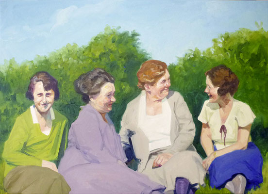 4 frauen · 50 x 70 cm · 2022