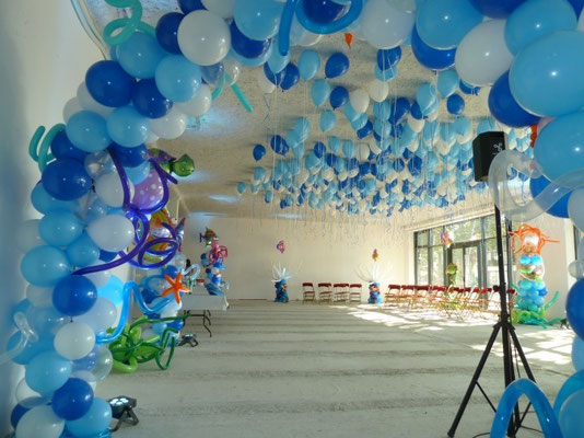 Décoration de ballons pour l'Armada de Rouen