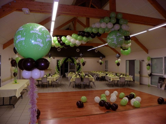 Décoration de ballons départ en retraite