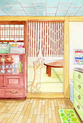 家猫 −台所にて−
