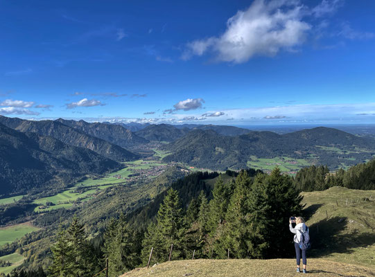Abstieg zum Schweinsbergsattel