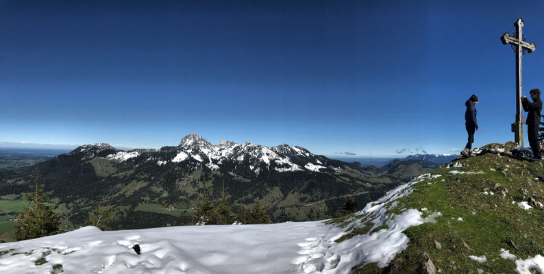 Am Seebergkopf-Gipfel