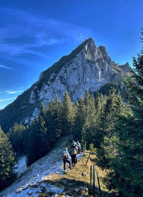 Vom Türkenköpfl Richtung Wendelstein