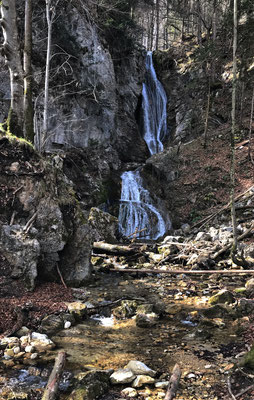 Wasserfall in der Wolfsschlucht