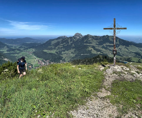 Gipfelkreuz am Kleinen Traithen