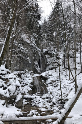 Wasserfall in der Wolfsschlucht