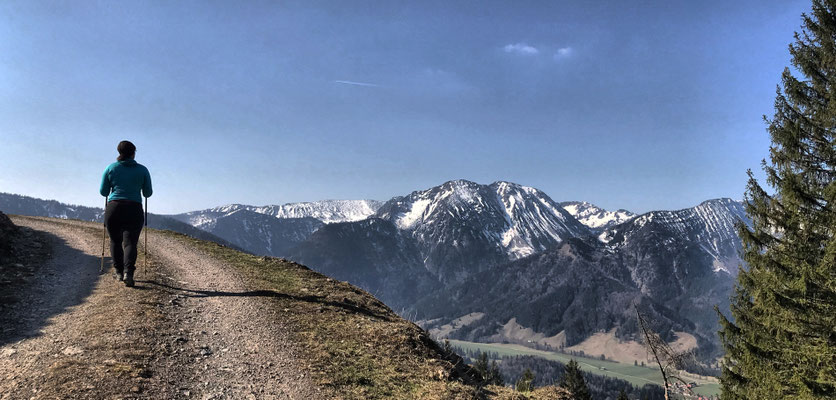 Auf dem Weg zur Spitzing-Alm