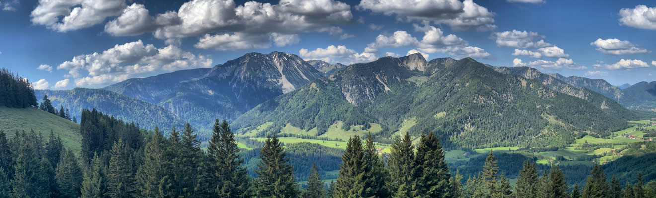 Aussicht von der Spitzing-Alm