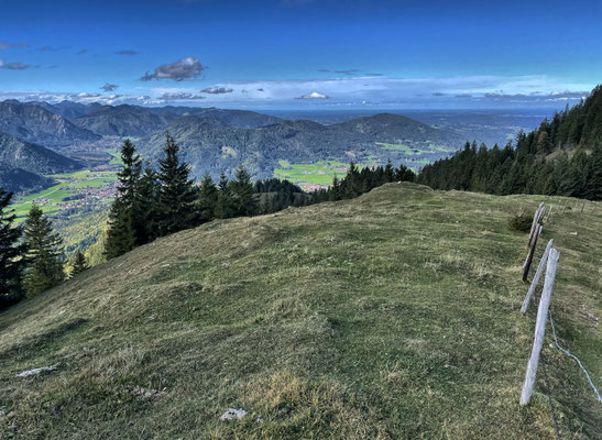 Abstieg zum Schweinsbergsattel