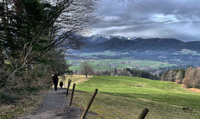 Abstieg nach Elbach
