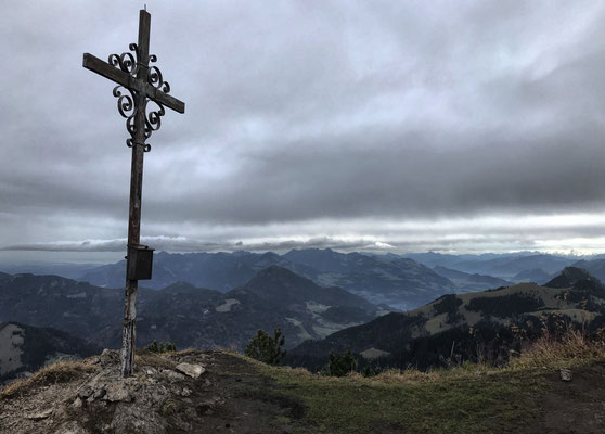 Gipfelkreuz am Kleinen Traithen