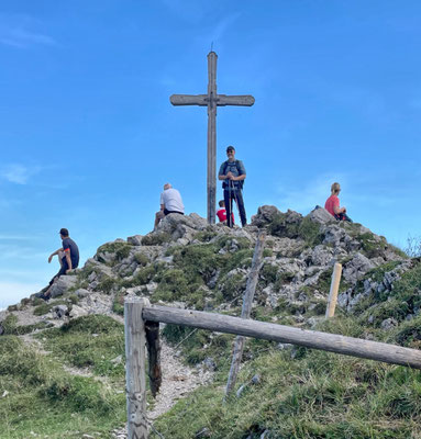 Gipfelkreuz der Rampoldplatte