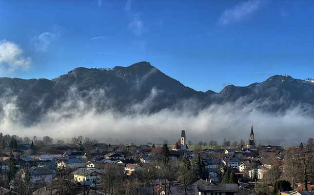 Blick zurück auf Nußdorf