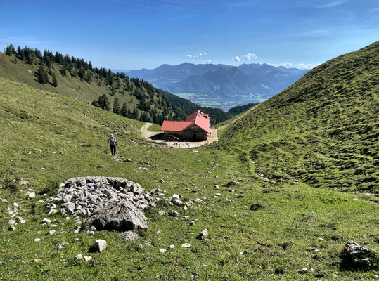 Blick zurück auf die Lechneralm