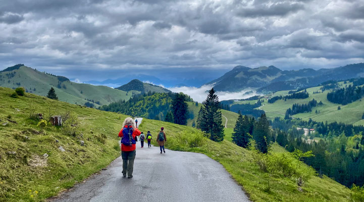 Auf dem Weg Richtung Arzmoos