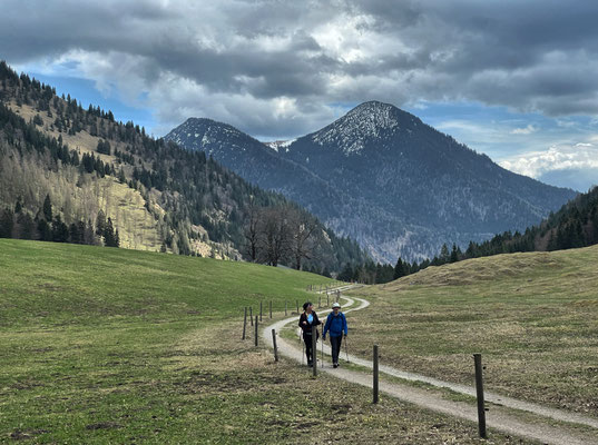 Blick von der Niederhofer Alm nach Westen