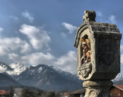 Auf dem Friedhof von Fischbachau