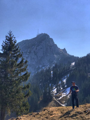 Auf dem Weg zum Schweinsbergsattel