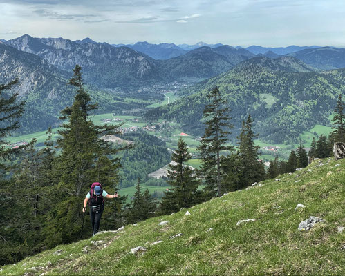 Aufstieg zum Breitenstein-Westgipfel