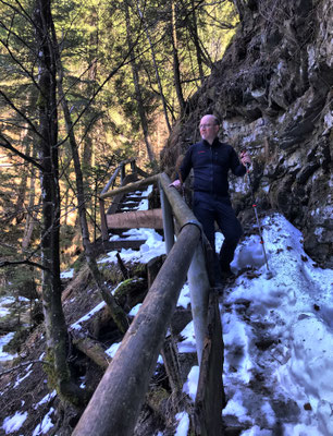Jenbachsteig am Jenbachfall