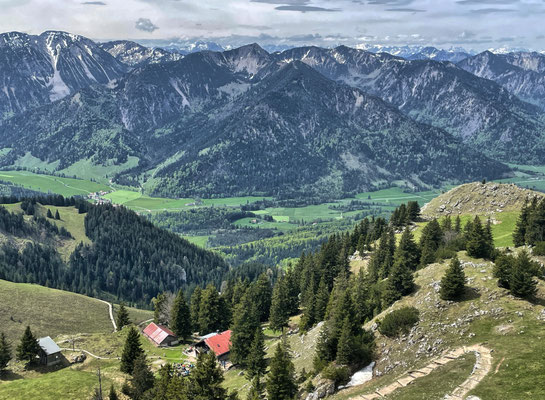 Aufstiegsweg zum Breitenstein Gipfel