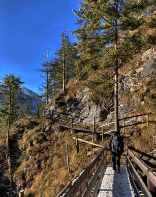 Steig am Mühlbach-Wasserfall