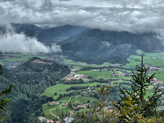 Aussicht von der Kapelle am Feuerhörndl